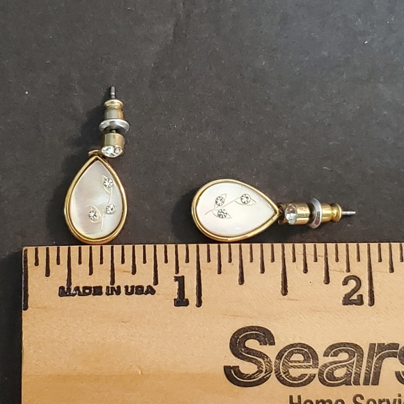 Monet Teardrop Earrings - Picture 9 of 9